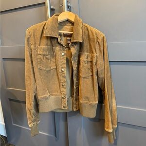 Banana Republic Brown Corduroy Jean Jacket